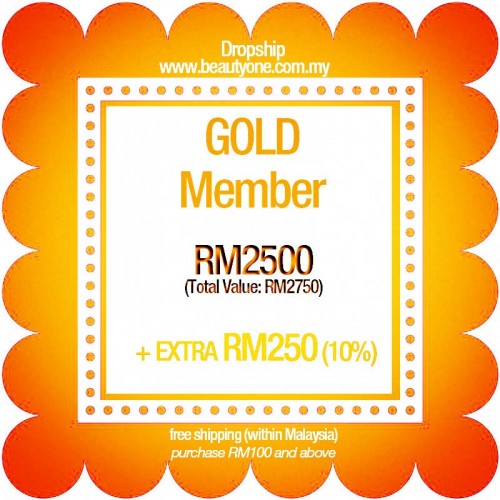 Gold (Extra RM250 + Free Shipping)