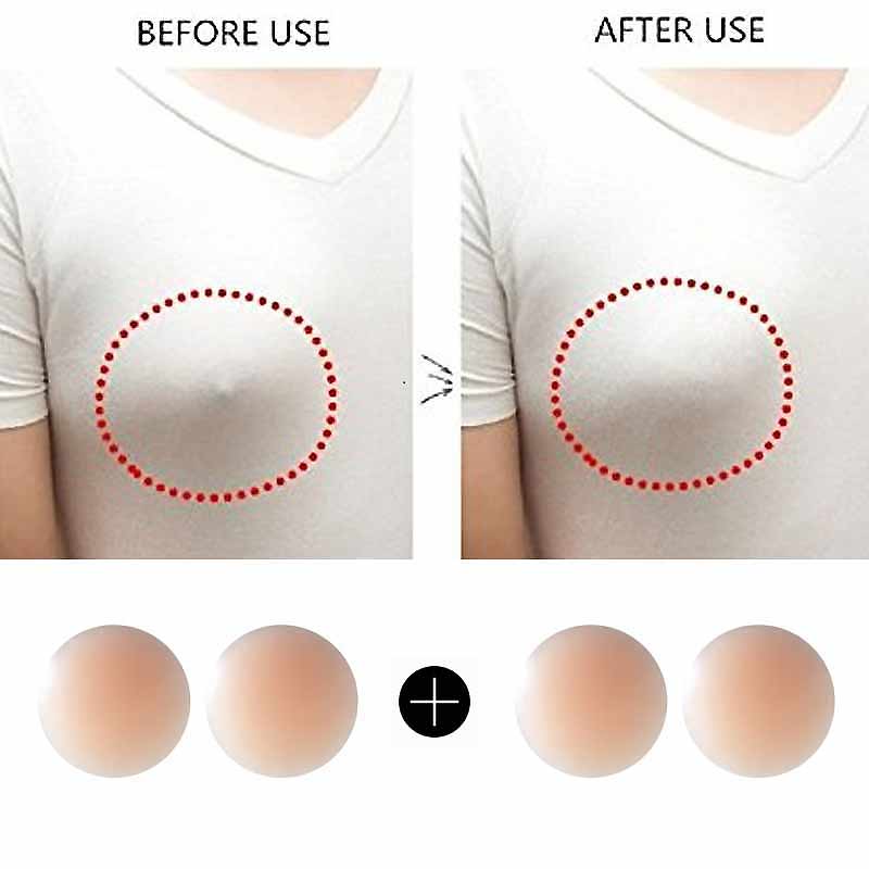 2 Sets) Silicone Nipple Cover